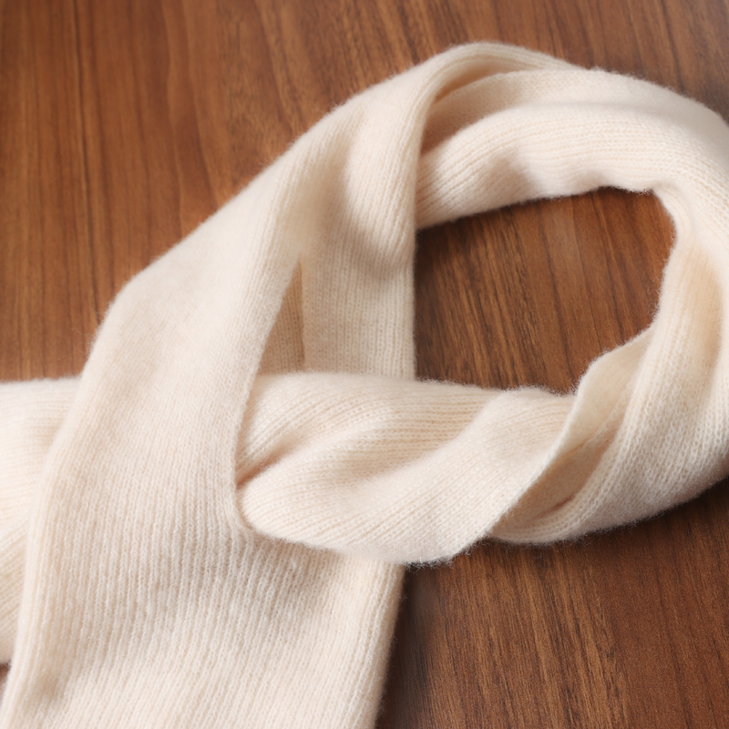 Men Scarf Wool - Syal Rajut Baru Berlubang 100% Wol