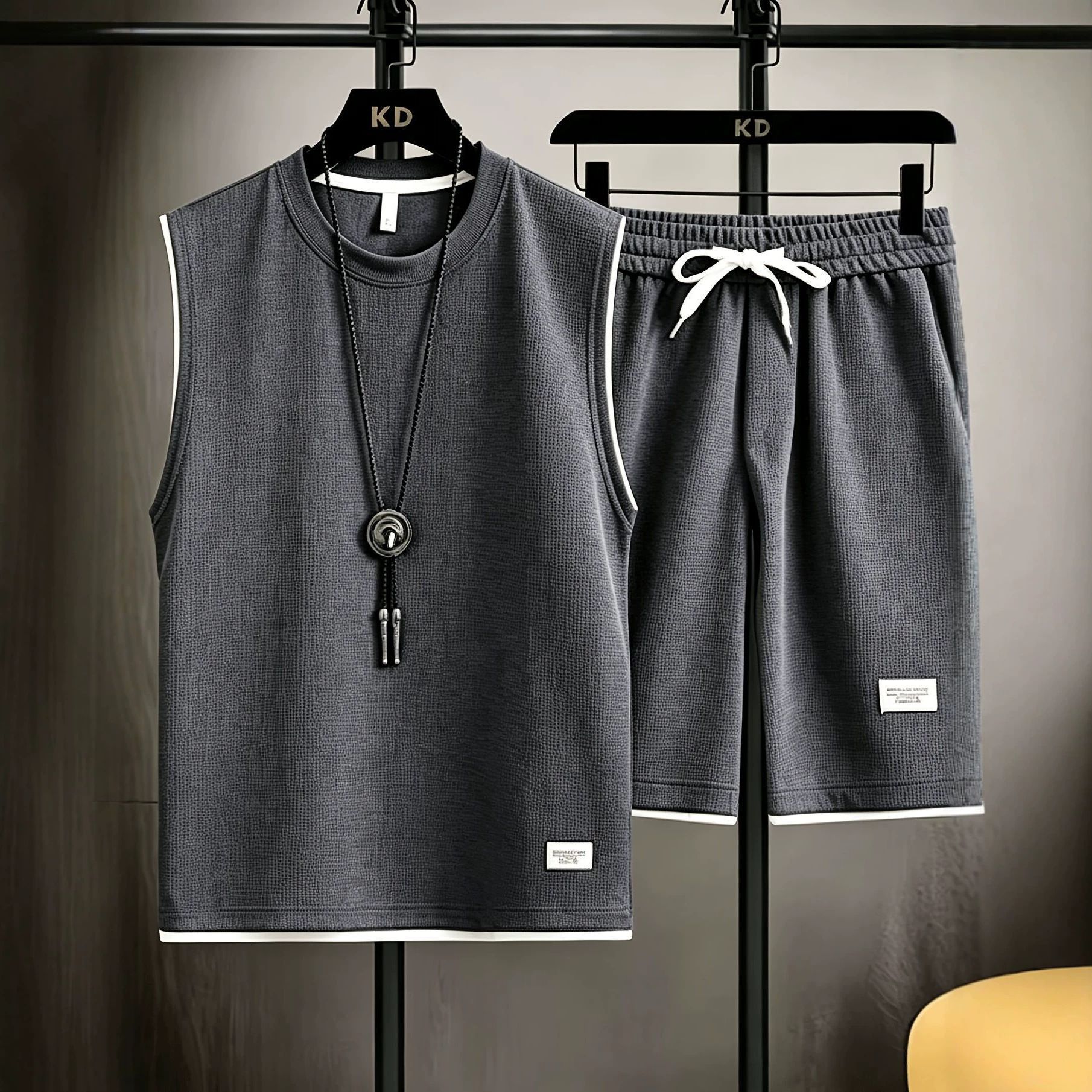 Mens Fashion Vest - Setelan rompi pria musim panas berkualitas