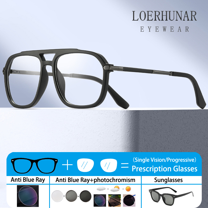 Mens Fashion Reading Glasses - Kacamata Baca TR90 Retro Fashion Kacamata