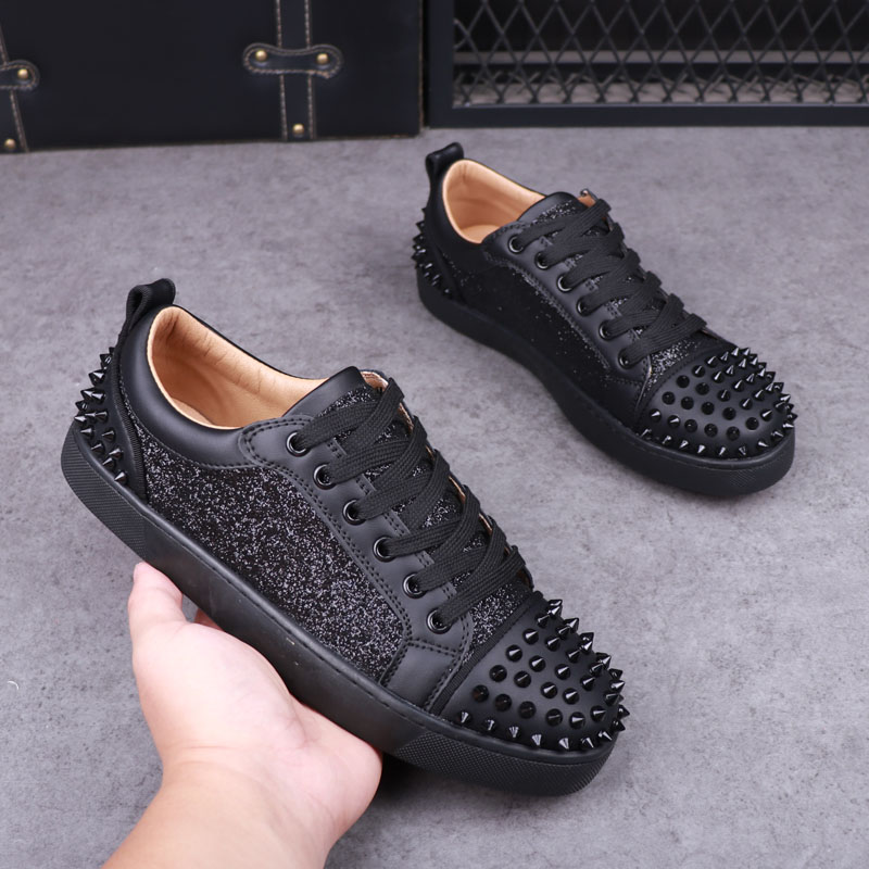 Mens Fashion Dress - Sepatu Paku Keling Gaun Hip Hop