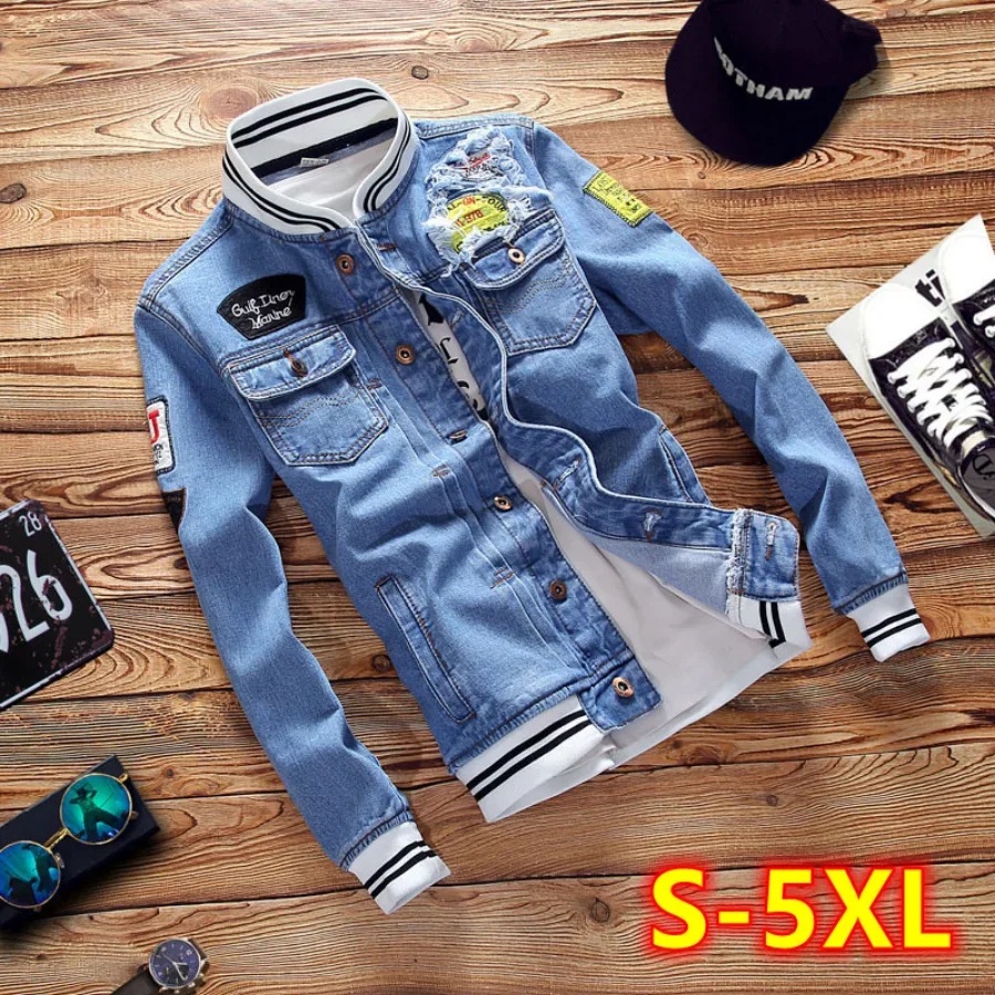Mens Fashion Denim Jacket - Jaket Denim Pria Baru 2026, Jaket