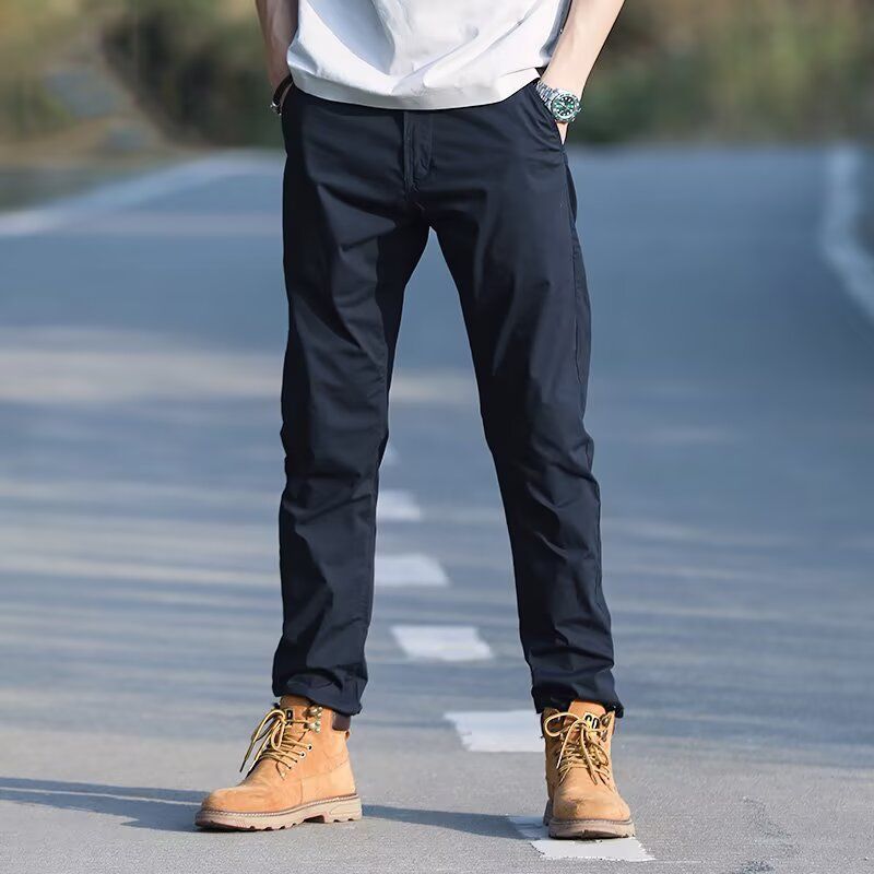 Men'S Fashion Bag - Celana Kasual Pria Model Lurus Longgar