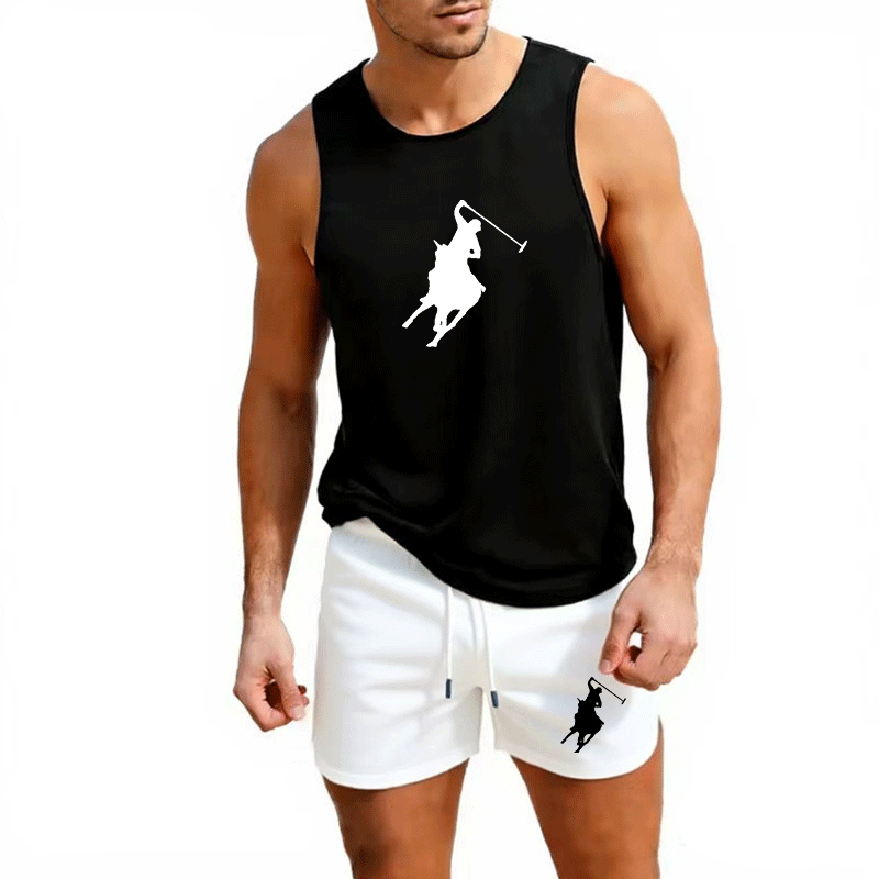 Mens Fashion Vest - Set Rompi dan Celana Pendek Musim