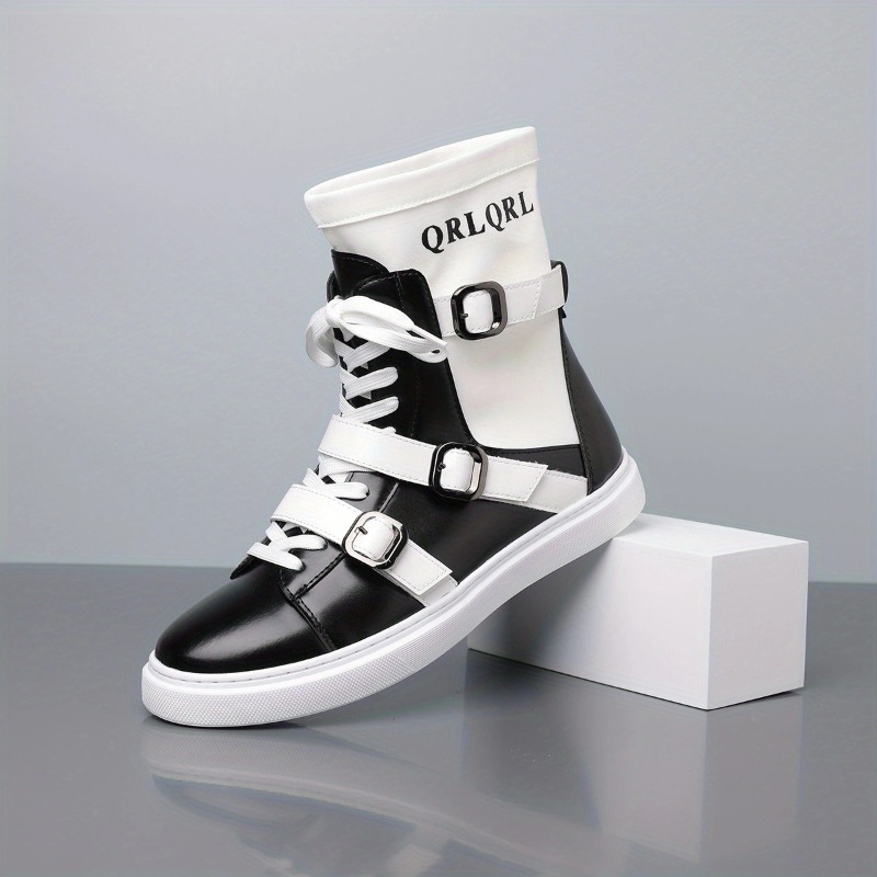 Mens Fashion Dress - Sepatu Bot Pria Model Gesper Sabuk
