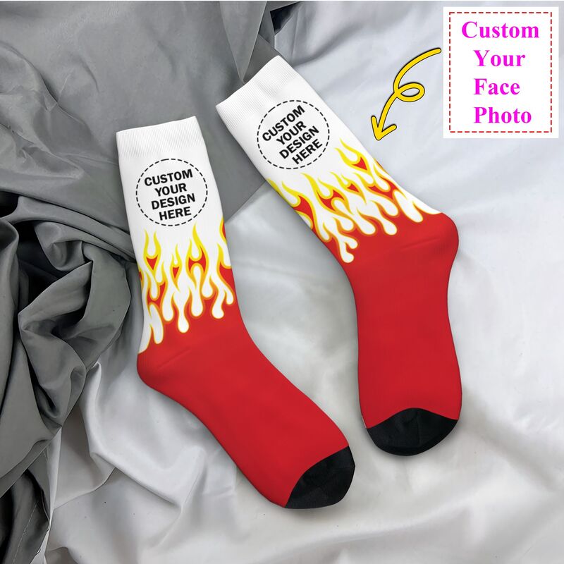 Men'S Fashion Logo - Kaos Kaki Desain Kustom Pribadi untuk