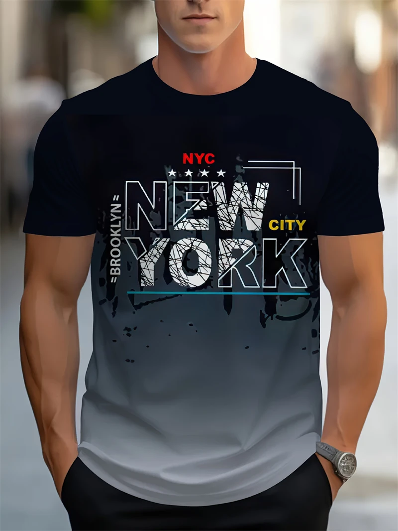 Men'S Fashion Nyc - Kaus Cetak NYC Kota New York