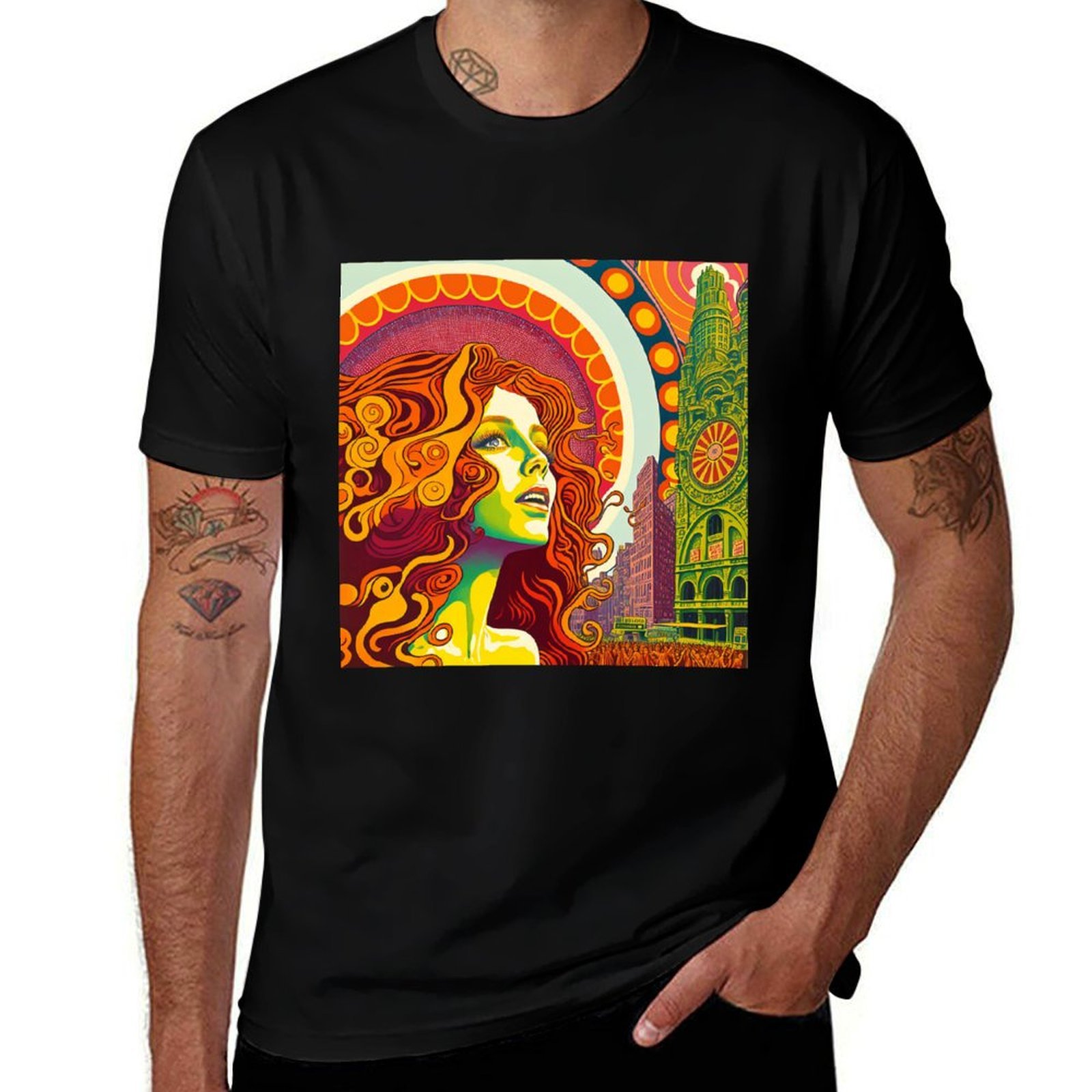 Men'S Fashion Nyc - Retro NYC 1970-an, Kaos Fashion Jalanan