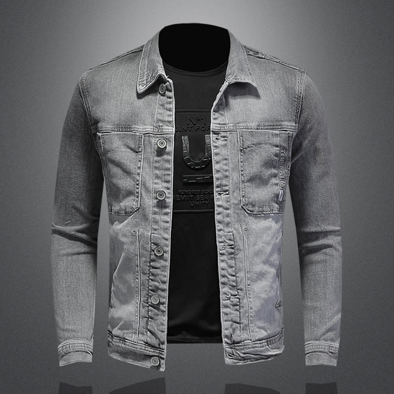 Mens Fashion Denim Jacket - Jaket Denim Fashion Mantel Denim Pria