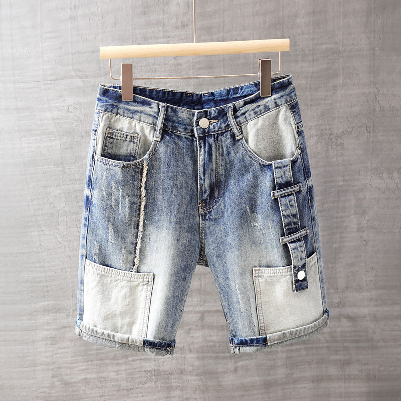 Men'S Fashion Linen Pants - Celana Jeans Pendek Pria dengan Saku