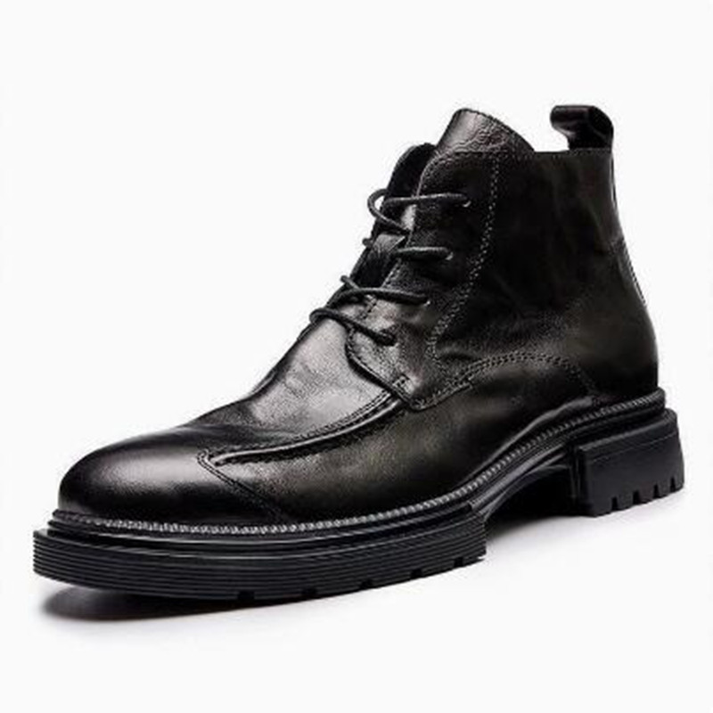 Mens Fashion Combat Boots - Sepatu Pria Desainer Fashion, Boots Retro