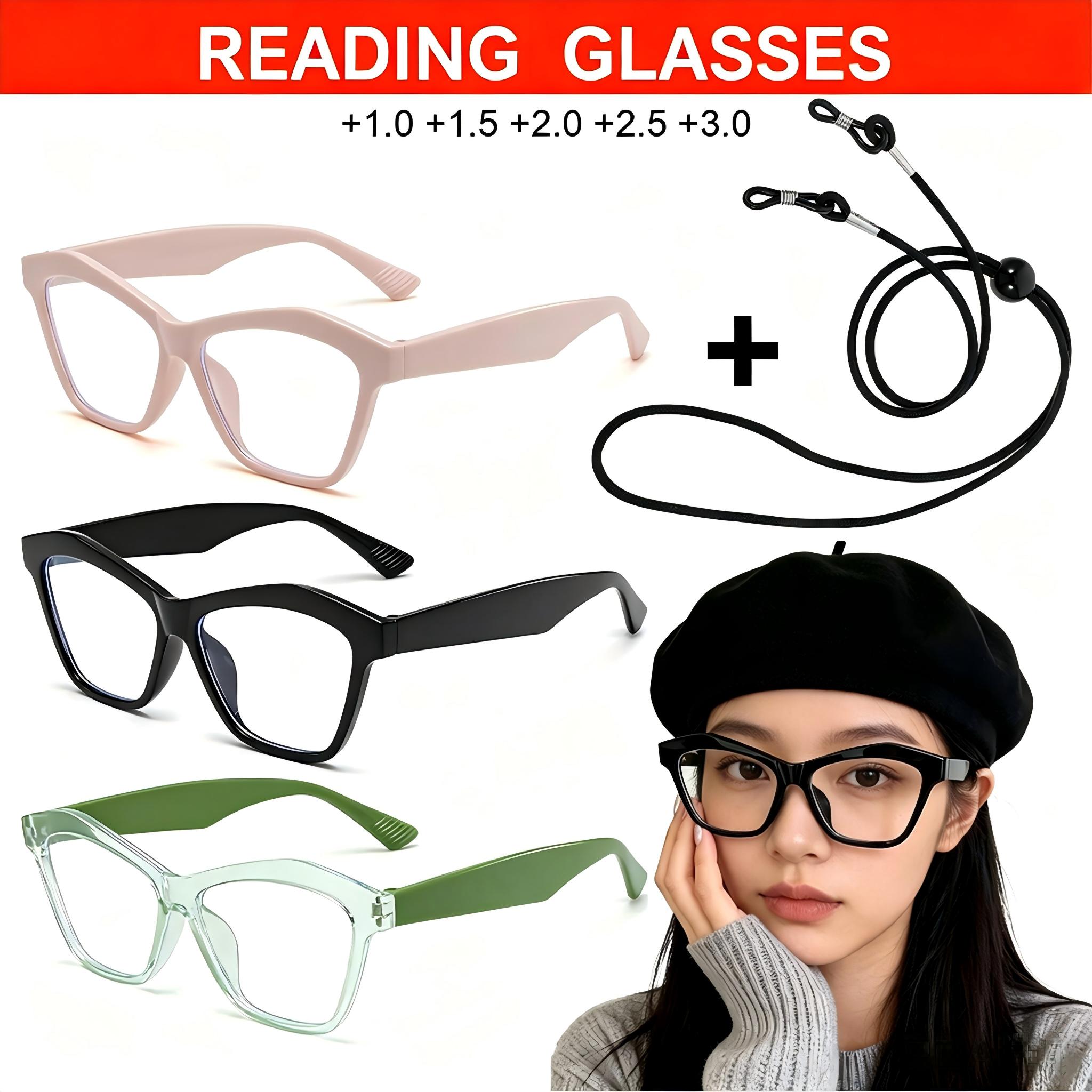 Mens Fashion Reading Glasses - Kacamata Baca Cat Eye untuk Wanita