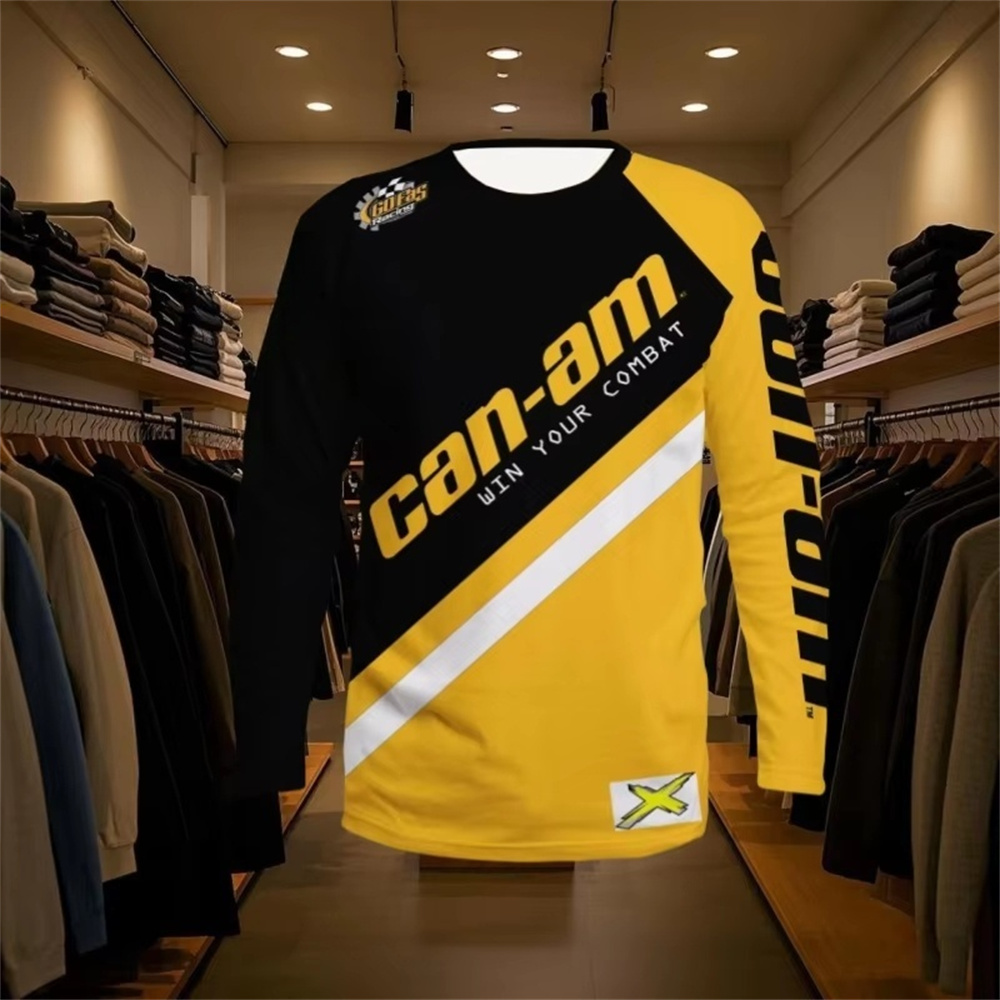 Mens Fashion Top - Kaos Lengan Panjang Leher Bulat untuk