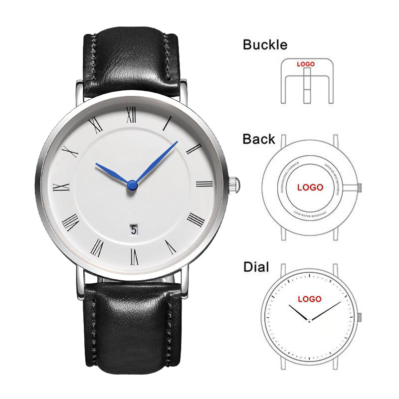 Men'S Fashion Magazine - B-8210A Jam Tangan Pria Sederhana dengan