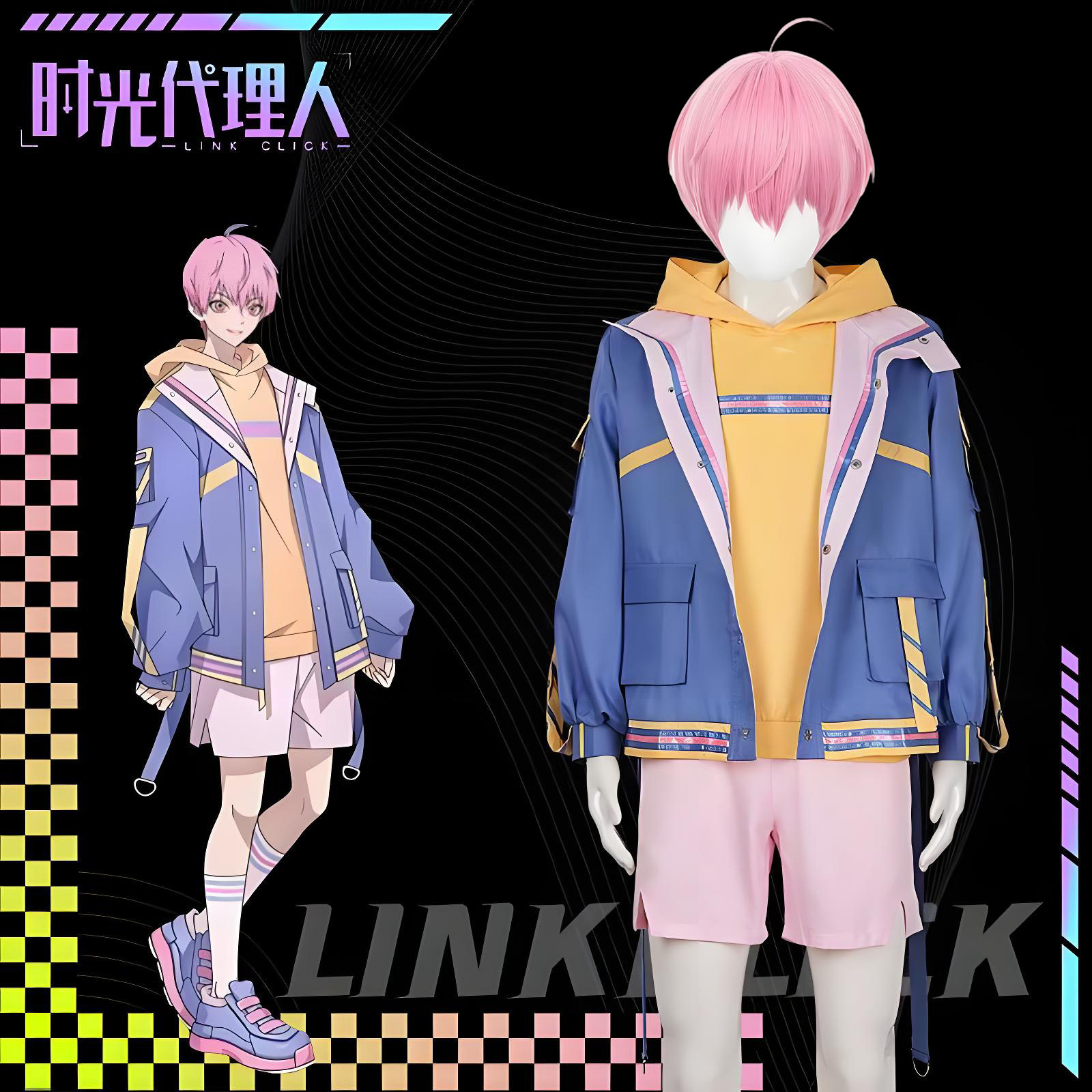 Jacket Mens Fashion - Kostum Cosplay Anime Gadis Arrogan Link