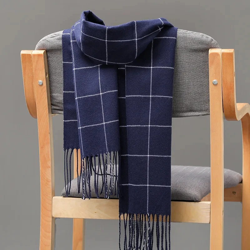 Men Scarf Wool - Syal pria musim dingin baru 2024