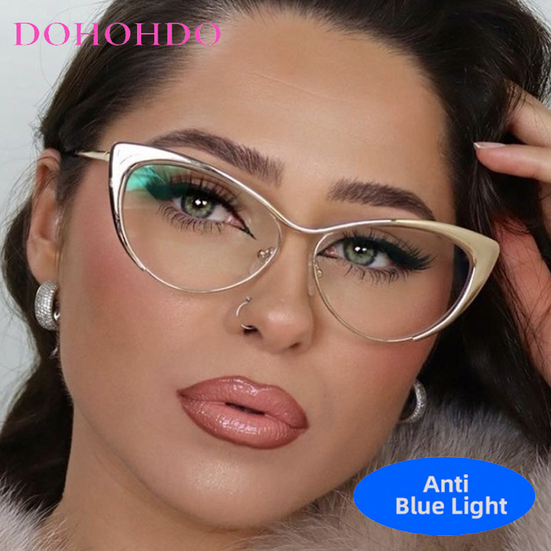 Mens Fashion Reading Glasses - Kacamata Wanita Anti Cahaya Biru Desain