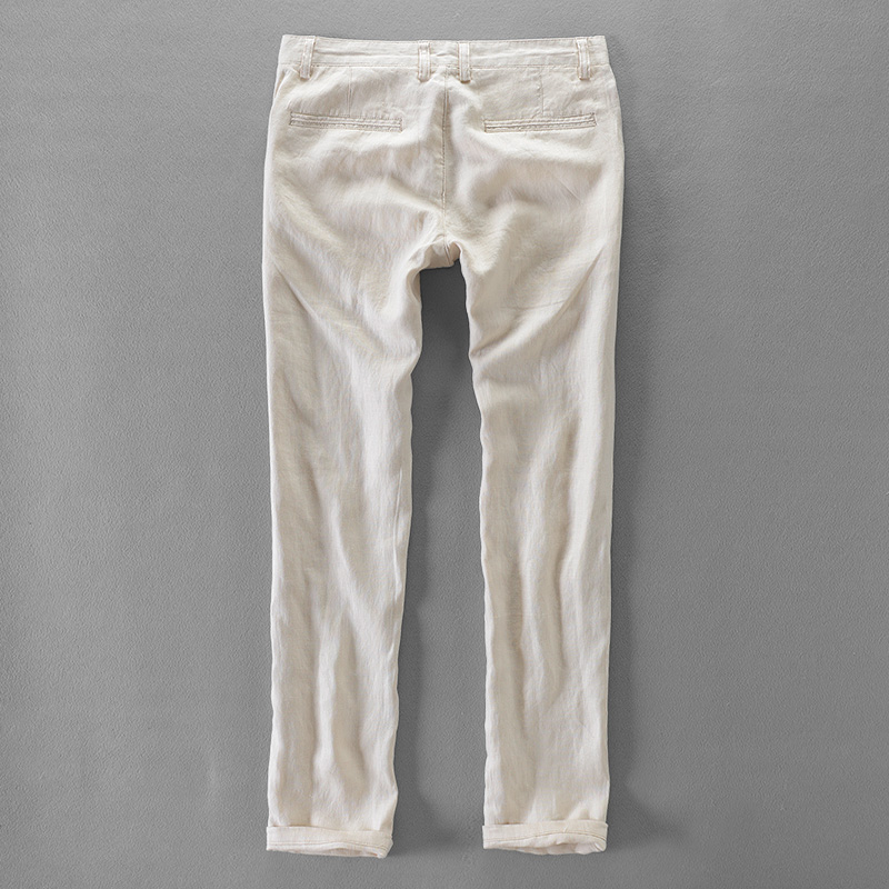 Celana panjang pria, celana pa - Men'S Fashion Linen Pants ulasan dan harga