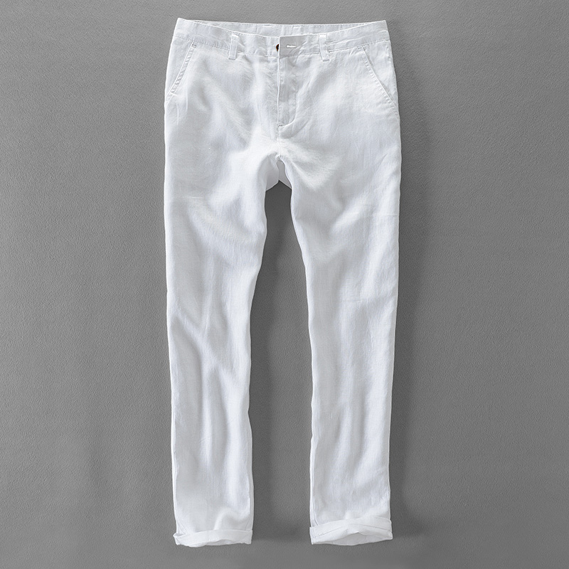 Celana panjang pria, celana pa - Men'S Fashion Linen Pants ulasan dan harga