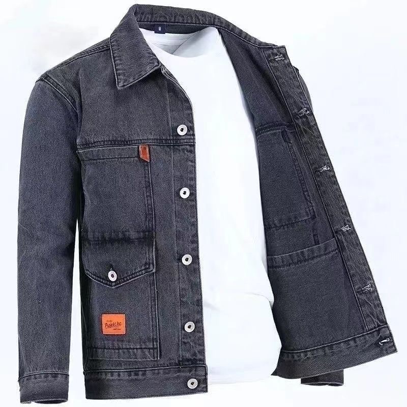 Jaket Denim pria, mantel Denim - Mens Fashion Denim Jacket ulasan dan harga