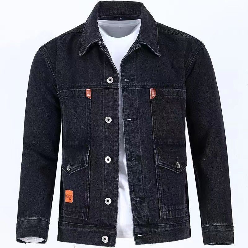 Jaket Denim pria, mantel Denim - Mens Fashion Denim Jacket ulasan dan harga