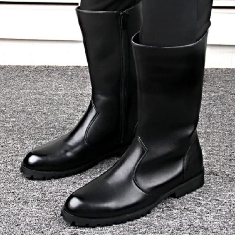 Sepatu Bot Motor Kulit Asli Pr - Mens Fashion Combat Boots ulasan dan harga