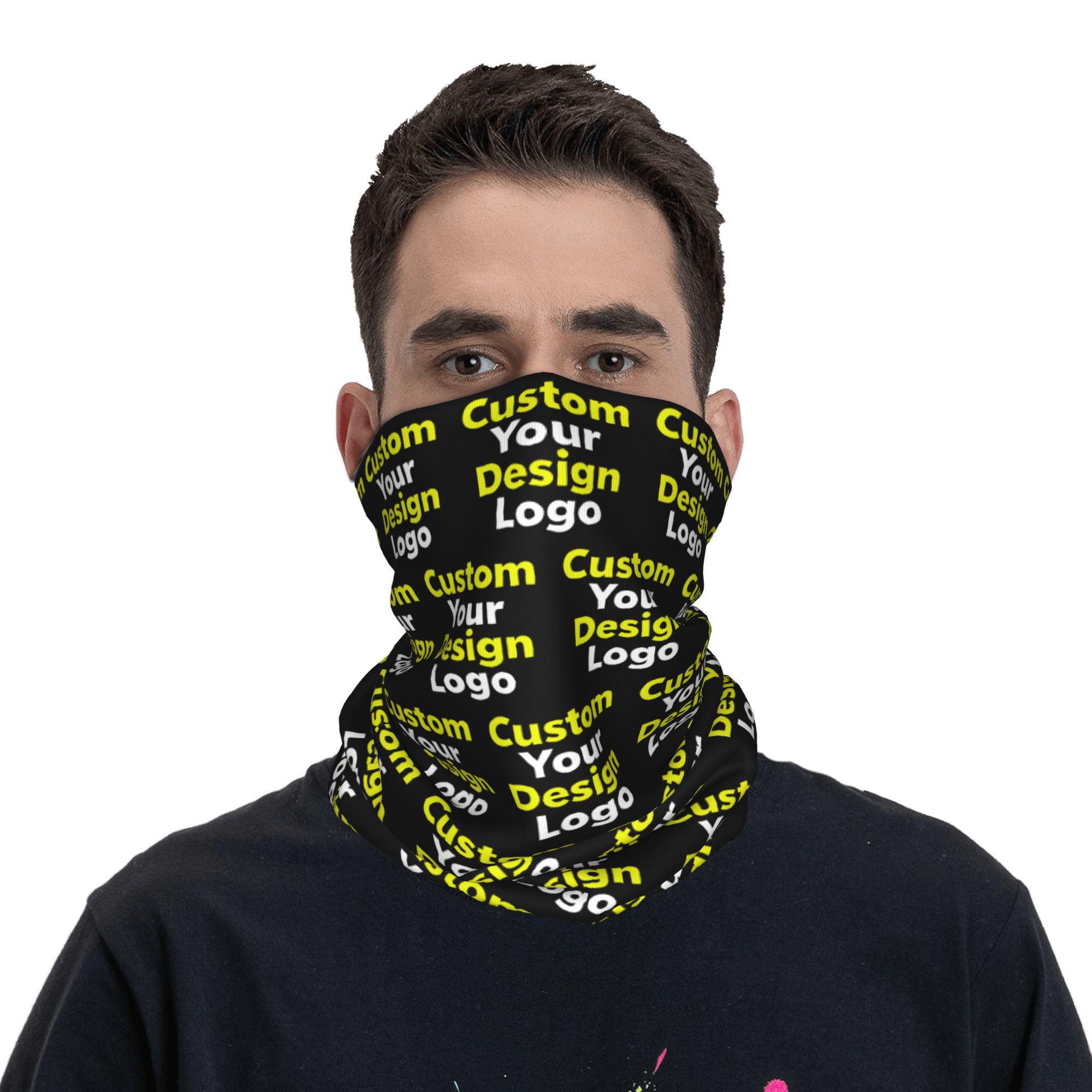 Bandana Leher Desain Kustom Lo - Men'S Fashion Logo ulasan dan harga