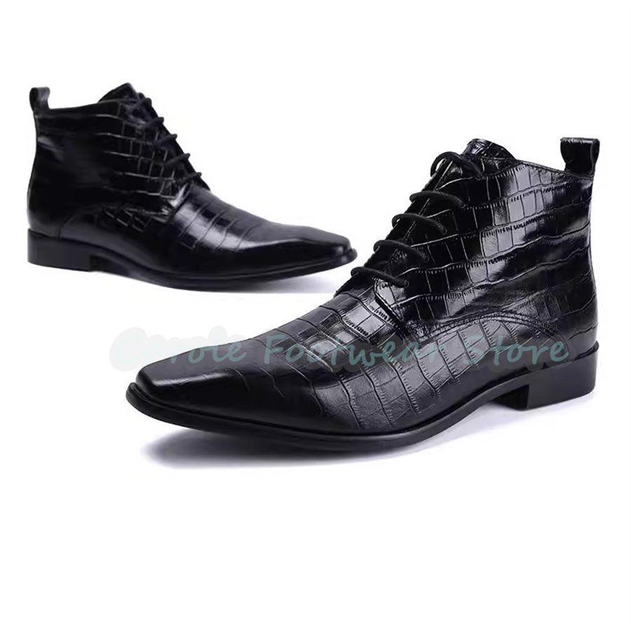 Sepatu Bot Kulit Asli untuk Pr - Mens Fashion Dress ulasan dan harga
