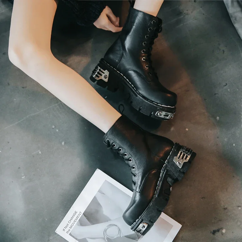 Sepatu Bot Motor Kulit Asli Pr - Mens Fashion Combat Boots ulasan dan harga