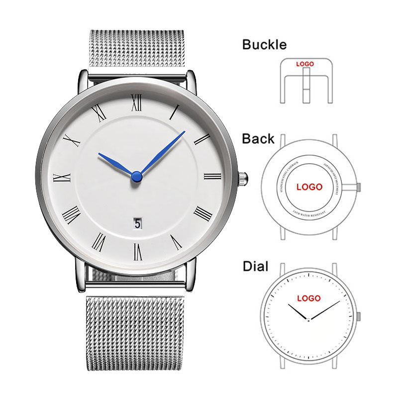Jam Tangan Pria Bisnis Klasik  - Men'S Fashion Logo ulasan dan harga