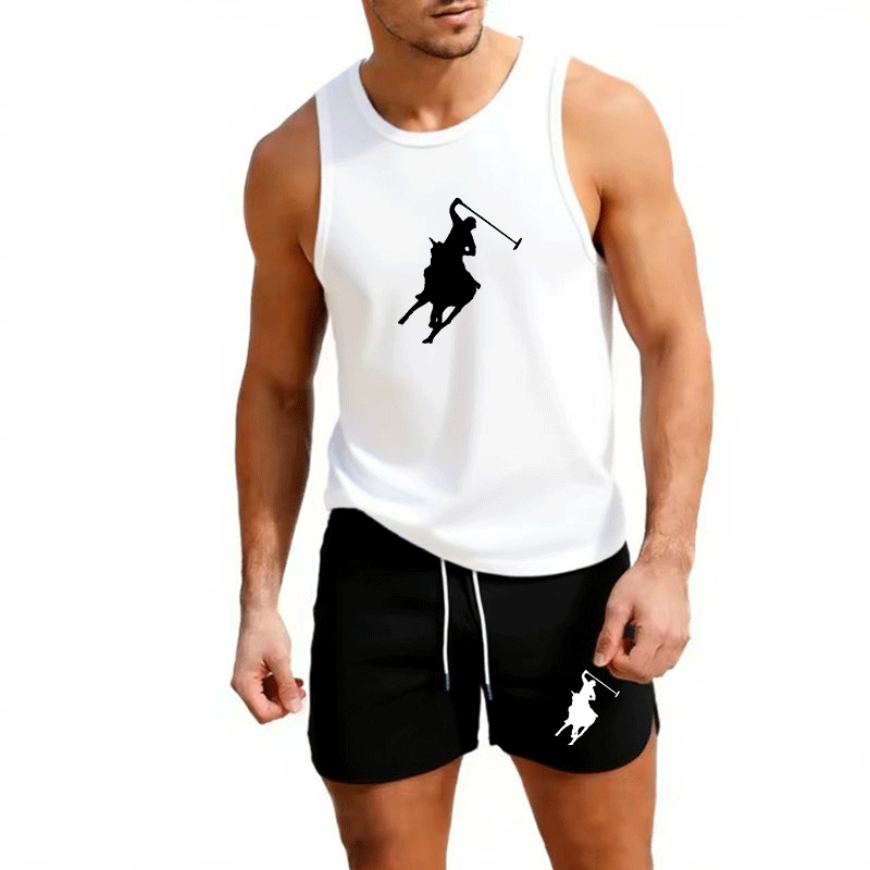 Set Rompi dan Celana Pendek Mu - Mens Fashion Vest ulasan dan harga
