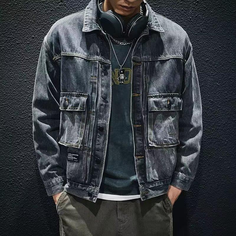 Jaket Denim pria, kualitas tin - Mens Fashion Denim Jacket ulasan dan harga
