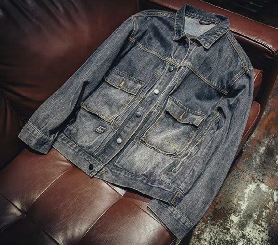 Jaket Denim pria, kualitas tin - Mens Fashion Denim Jacket ulasan dan harga