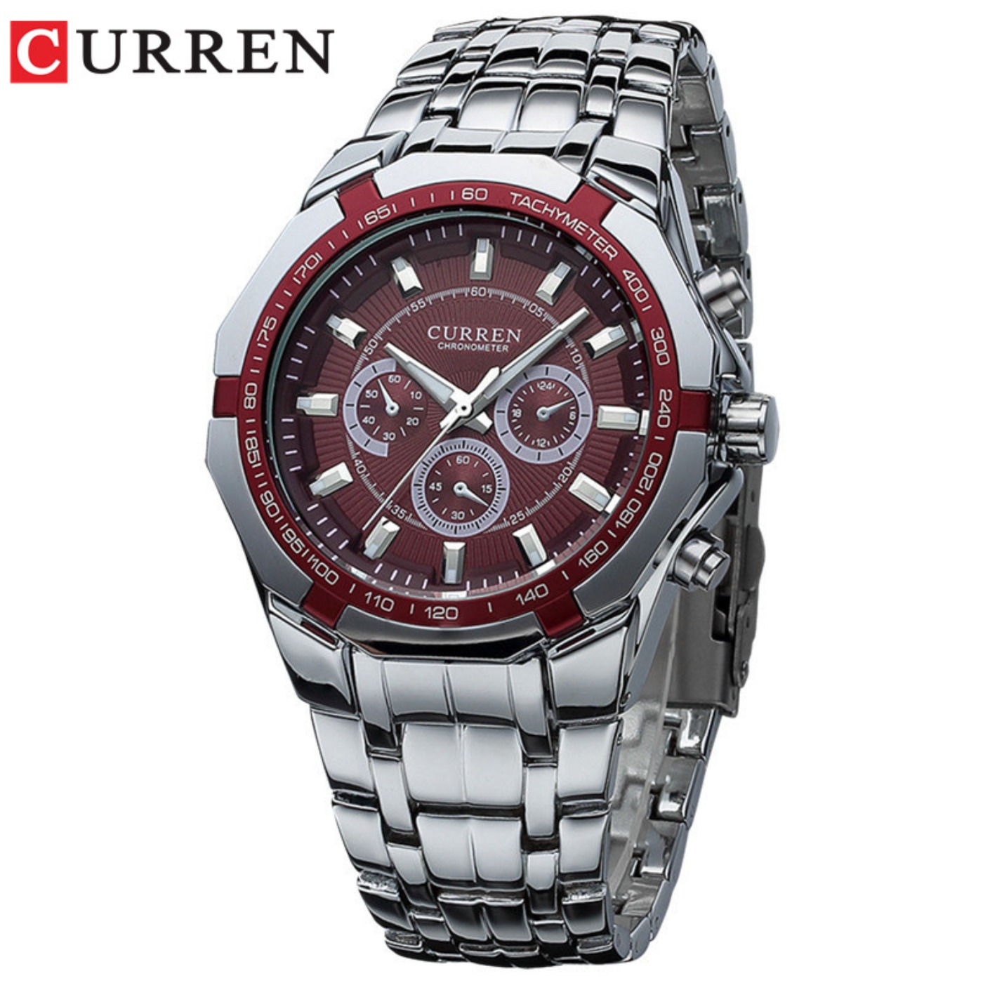 CURREN Jam Tangan Pria Olahrag - Men'S Fashion Magazine ulasan dan harga