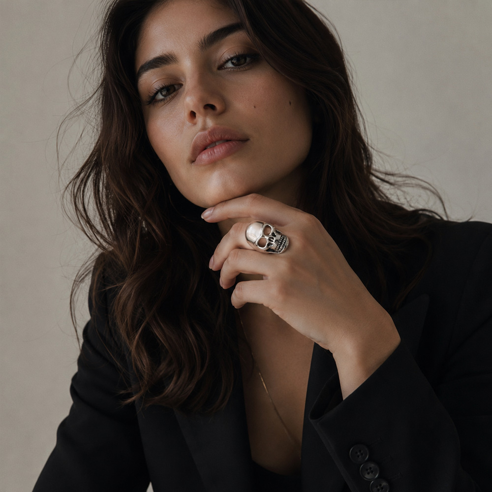 Cincin Tengkorak, Perhiasan Ba - Men'S Fashion Deals ulasan dan harga