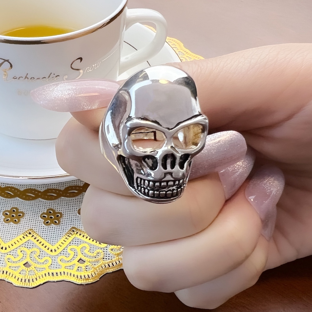 Cincin Tengkorak, Perhiasan Ba - Men'S Fashion Deals ulasan dan harga