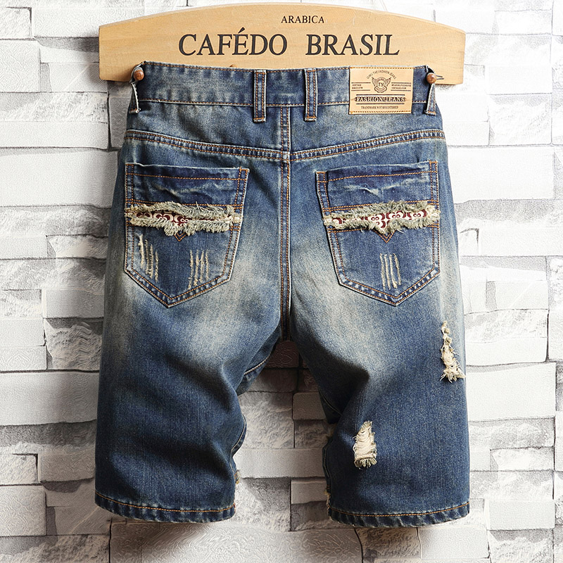 Celana Pendek Denim Hip-hop Ro - Men'S Fashion Linen Pants ulasan dan harga