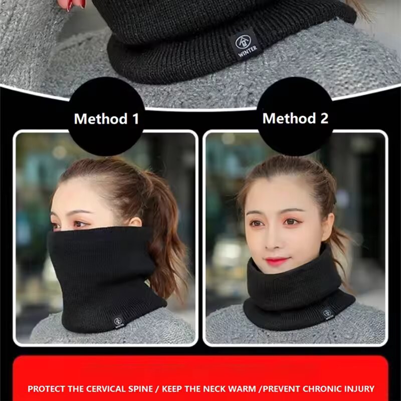 Syal Rajut Hangat Musim Dingin - Men Scarf Wool ulasan dan harga