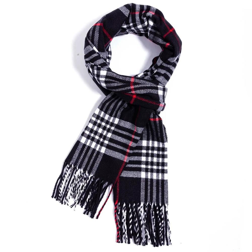 Syal Musim Dingin Gaya Inggris - Men Scarf Wool ulasan dan harga