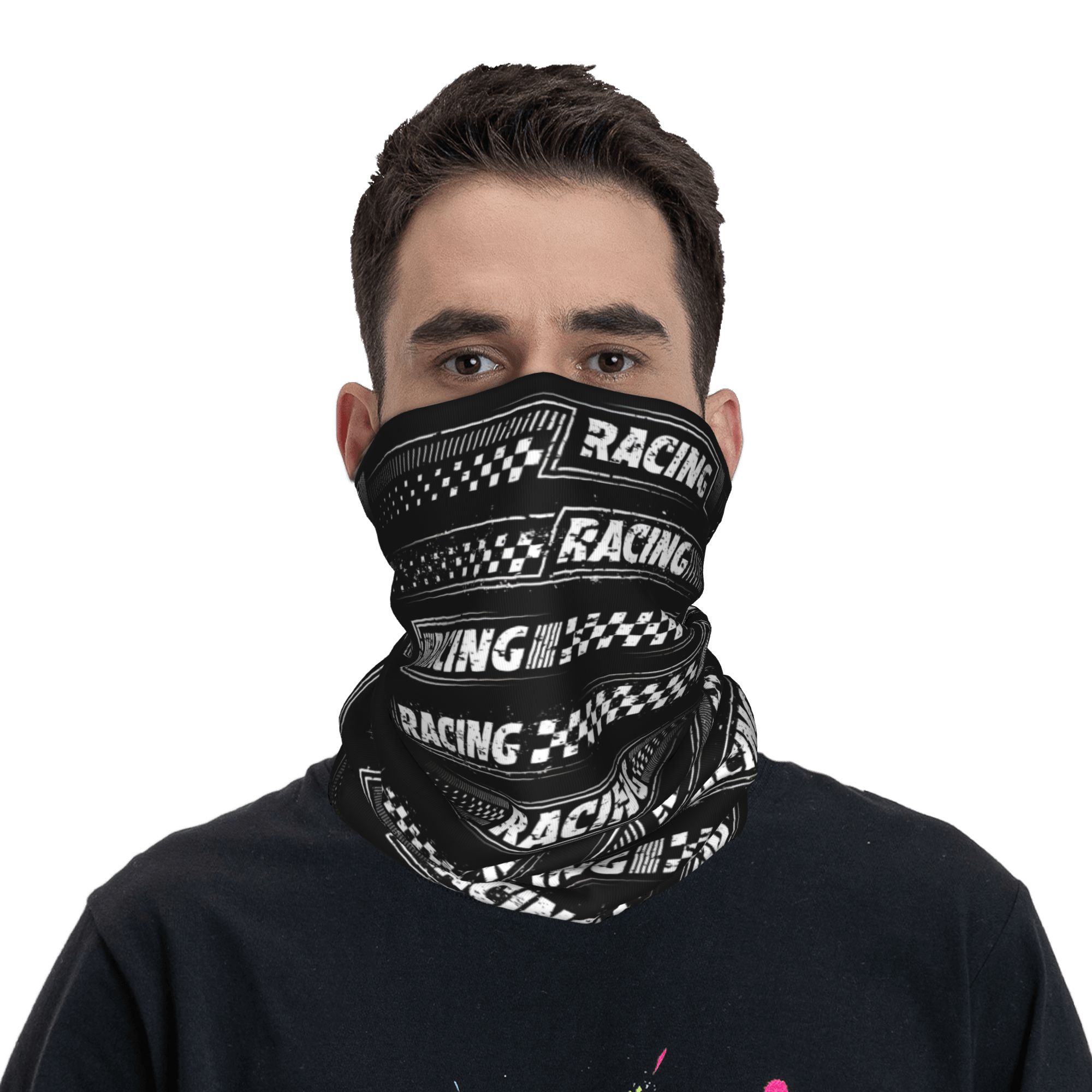 Bandana Logo Motor Balap Rally - Men'S Fashion Logo ulasan dan harga
