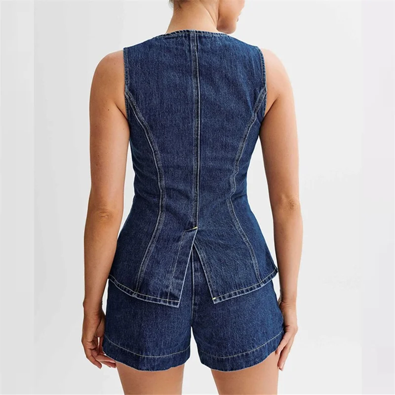 Setelan Denim kasual Vintage 2 - Denim Jacket Vintage ulasan dan harga