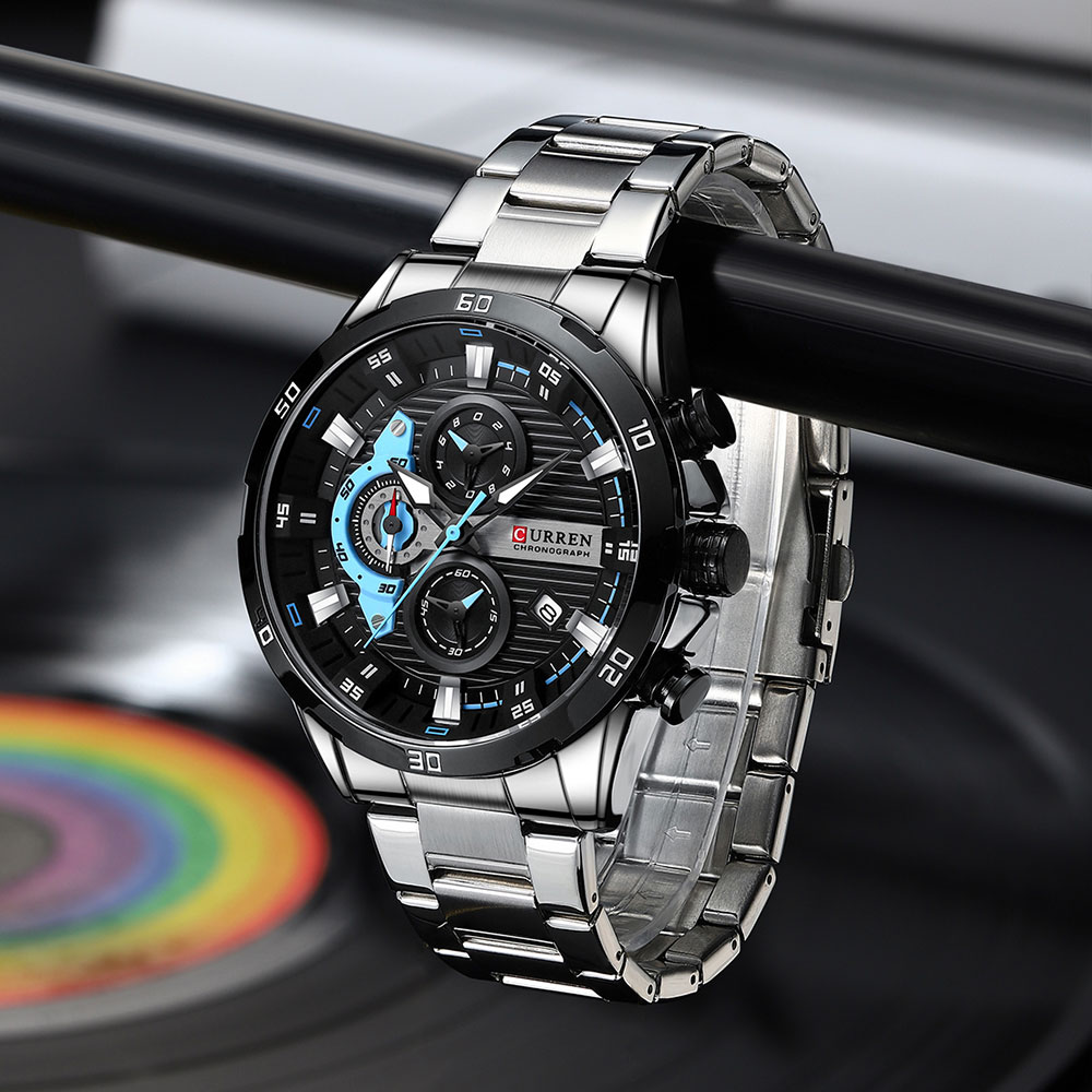 CURREN Jam Tangan Baja Tahan K - Men'S Fashion Magazine ulasan dan harga