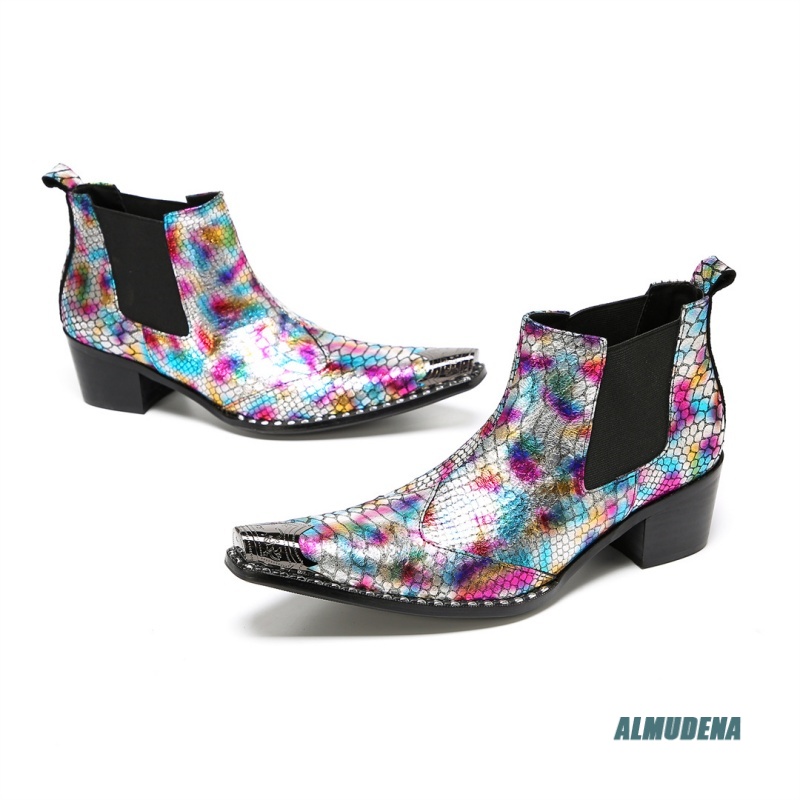 Sepatu Bot Chelsea Hak Blok Uj - Mens Fashion Dress ulasan dan harga
