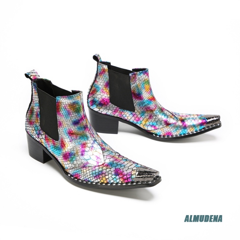 Sepatu Bot Chelsea Hak Blok Uj - Mens Fashion Dress ulasan dan harga