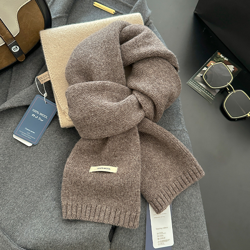 Syal Wol 100% Wanita Pria Warn - Men Scarf Wool ulasan dan harga