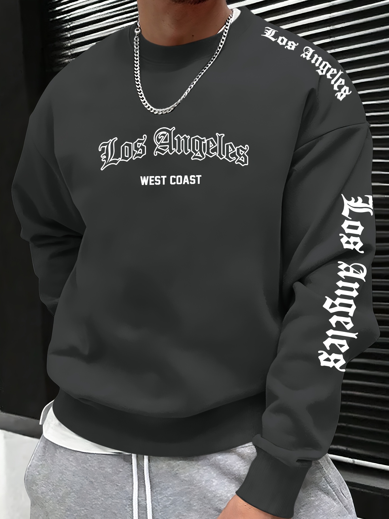Sweatshirt Pria Leher Bulat de - Mens Fashion Top ulasan dan harga