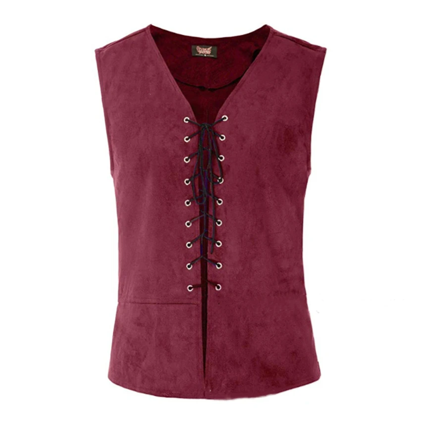 Kostum Rompi Abad Pertengahan  - Mens Fashion Vest ulasan dan harga