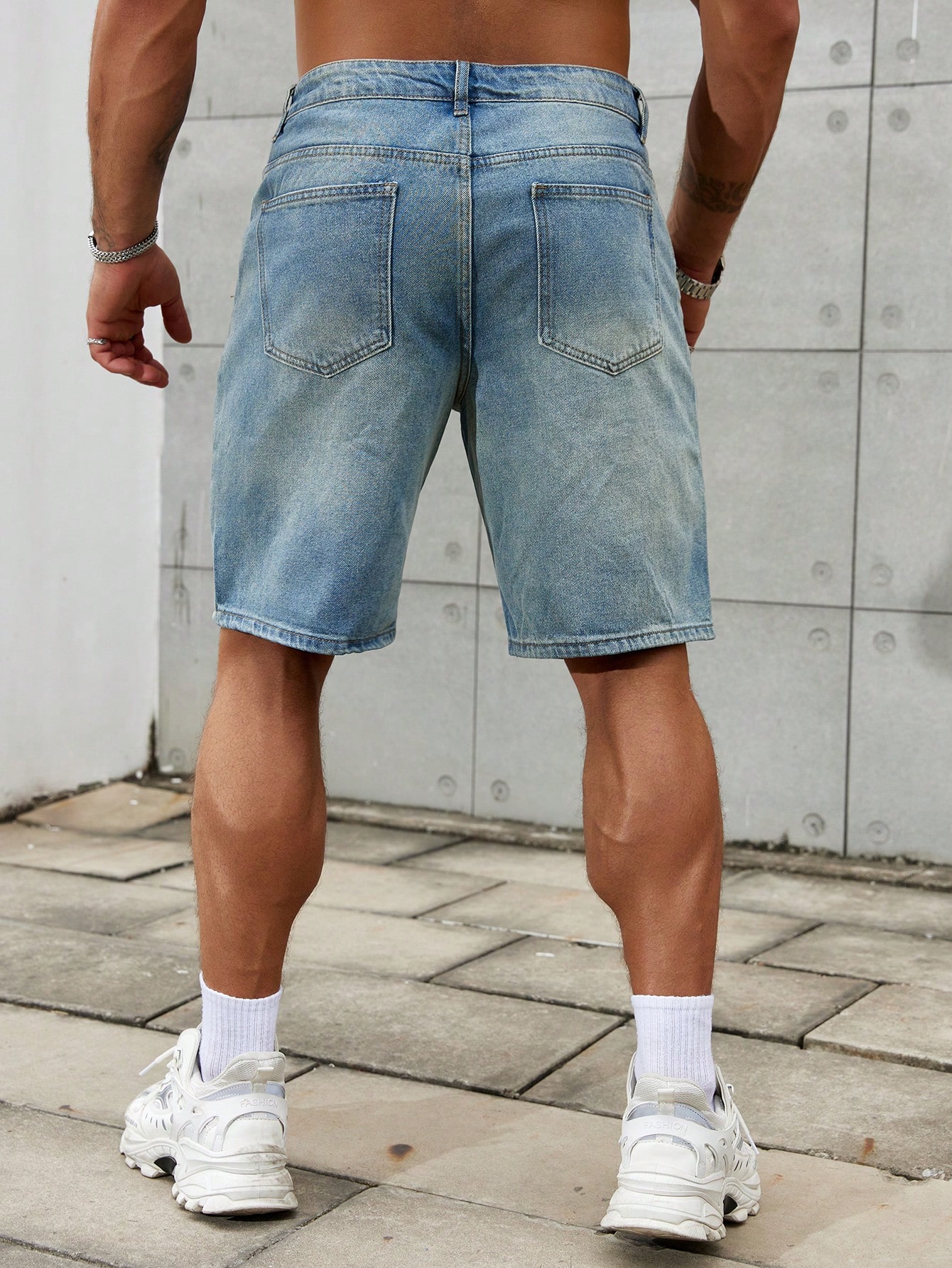 Celana pendek Jeans sobek pria - Men'S Fashion Linen Pants ulasan dan harga