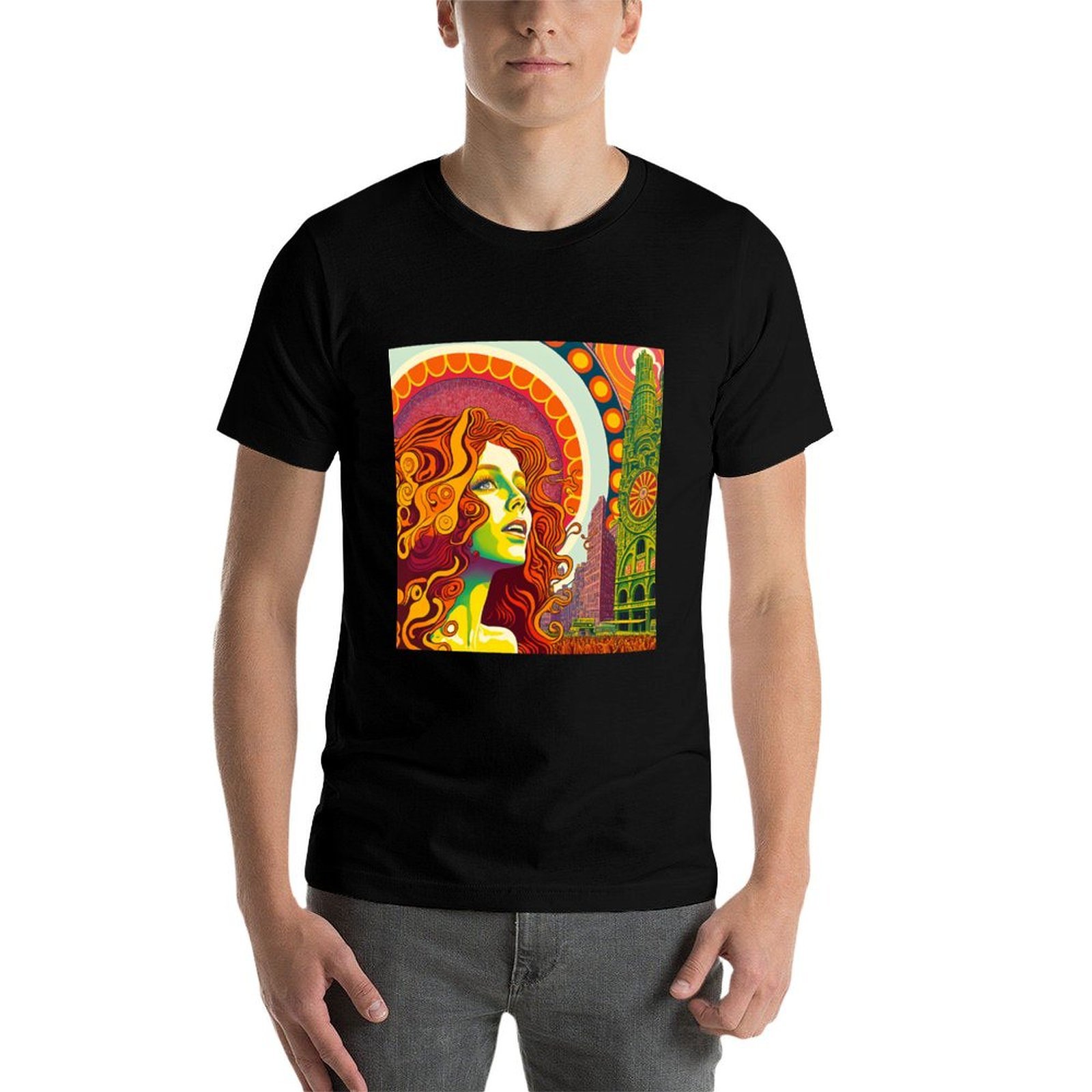 Retro NYC 1970-an, Kaos Fashio - Men'S Fashion Nyc ulasan dan harga