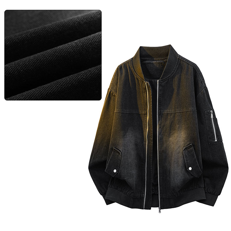 Jaket Olahraga Musim Semi Musi - Mens Fashion Denim Jacket ulasan dan harga