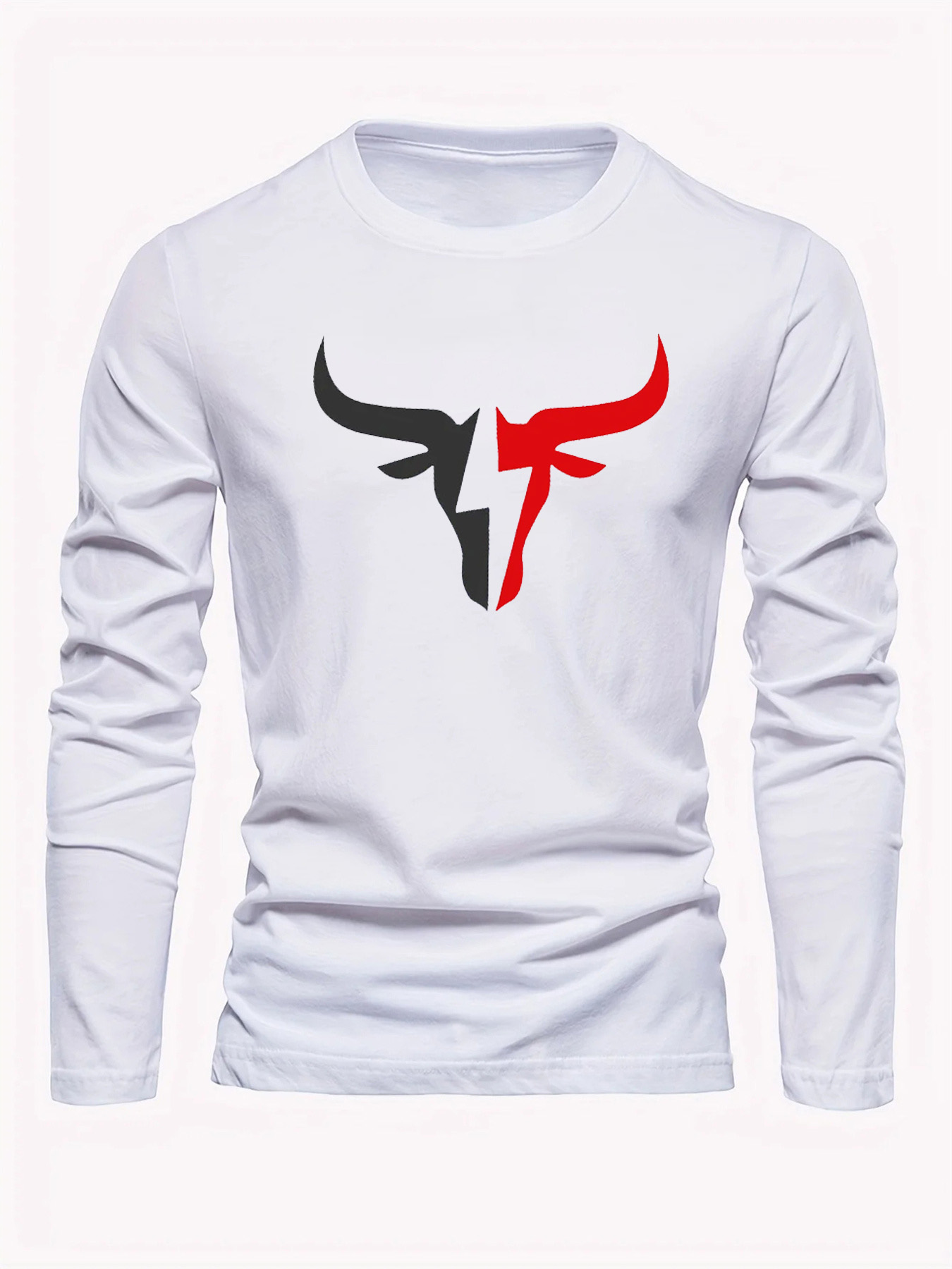 Kaos Lengan Panjang Pria Warna - Mens Fashion Top ulasan dan harga